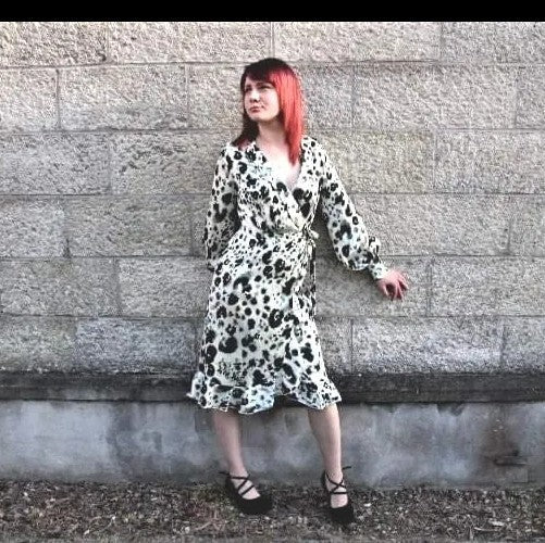 Womens Green Velvet Wrap Around Style Long Dress With Tie up New