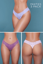 2201 Mila Thong 3 Pack-0