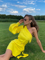 buttery yellow summer dress