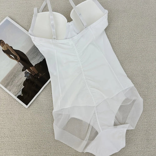 Naisstoo Women Shapewear Bodysuit for Tummy Control Seamless Body