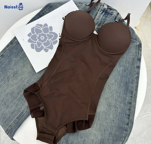 Naisstoo Women Shapewear Bodysuit for Tummy Control Seamless Body