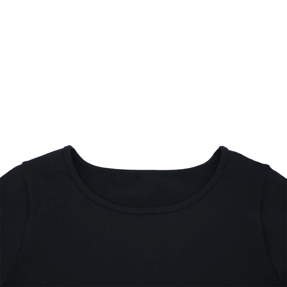 Womens Bodysuits Short Sleeve Crew Neck Casual Stretchy Basic T-shirt