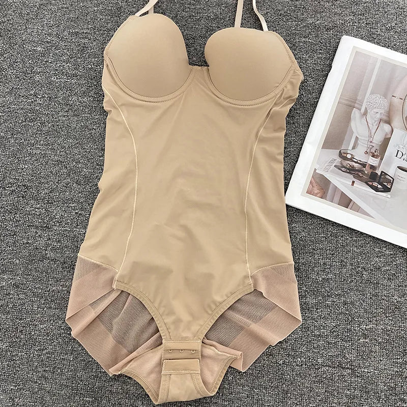Naisstoo Women Shapewear Bodysuit for Tummy Control Seamless Body